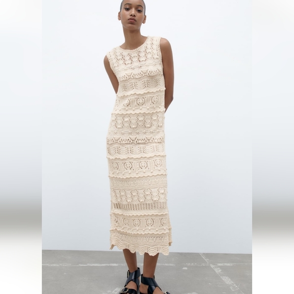 Zara Dresses & Skirts - New Zara Knit Midi Dress